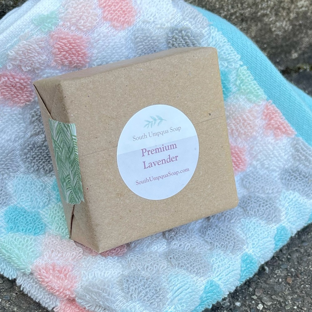 Handmade Bar Soap Lavender Natural PNW Bathroom - Picture 2 of 6